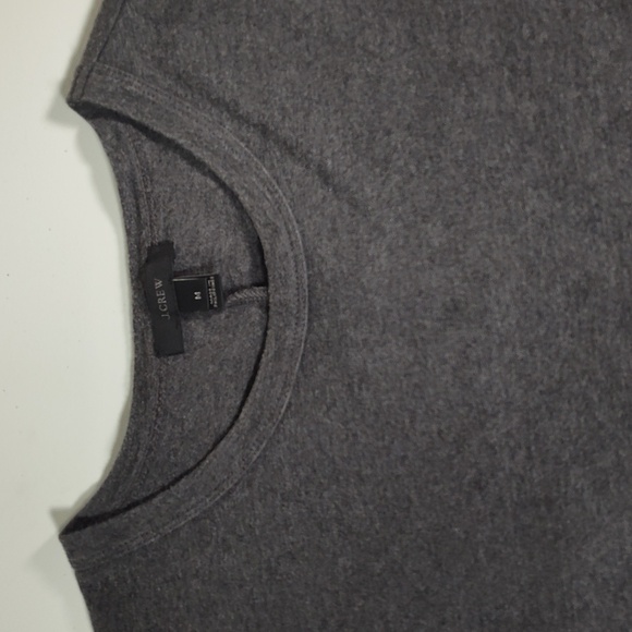 J. Crew gray short sleeve knit dress M - Picture 8 of 12